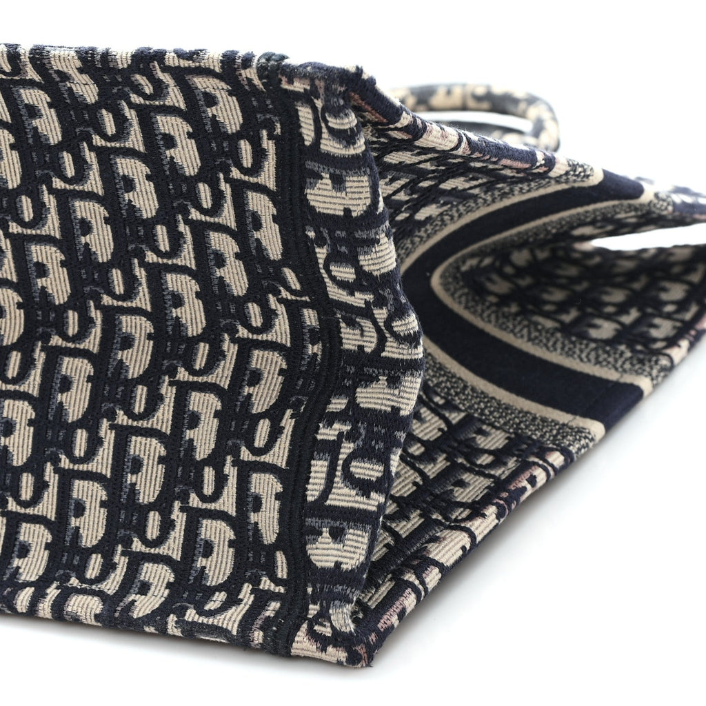 Oblique Large Book Tote Blue Multicolor
