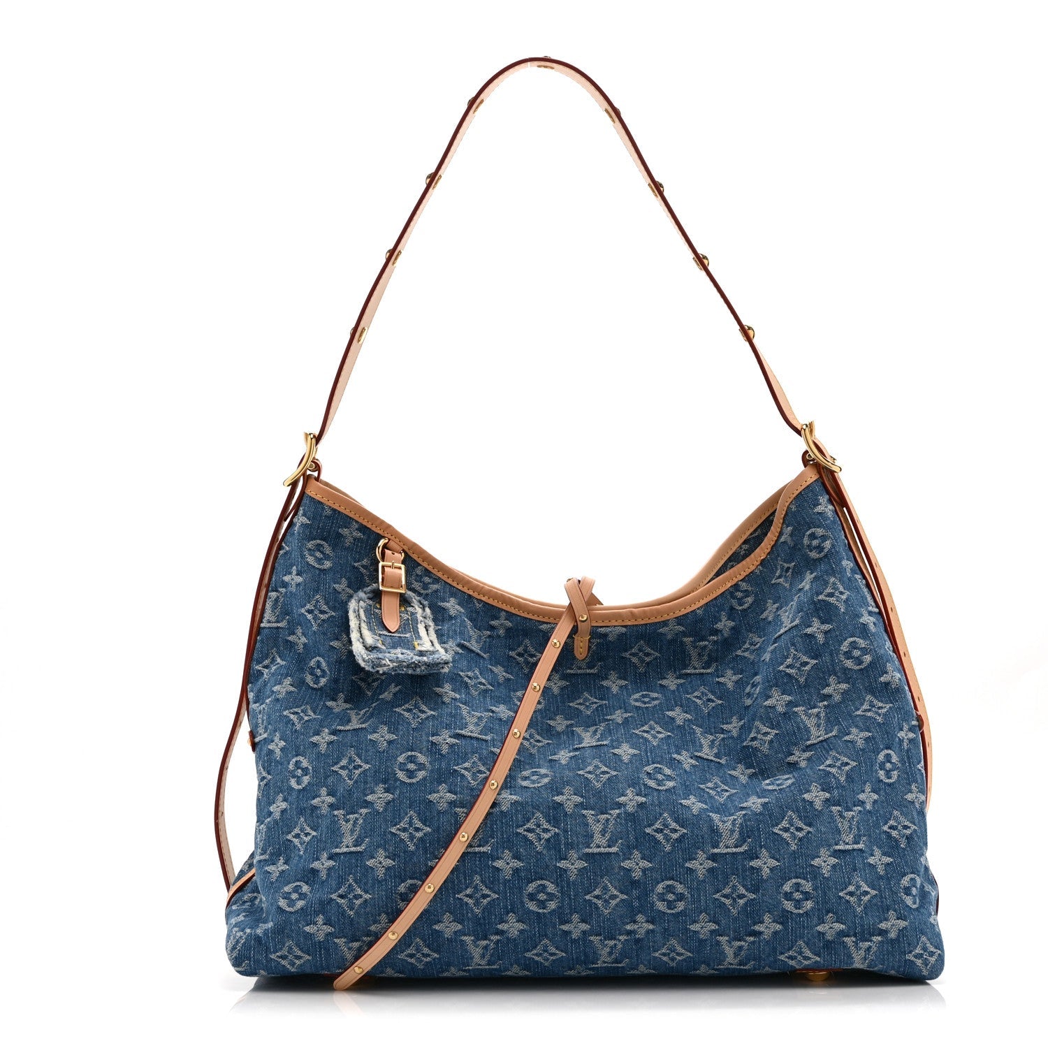 Monogram Denim CarryAll MM Blue