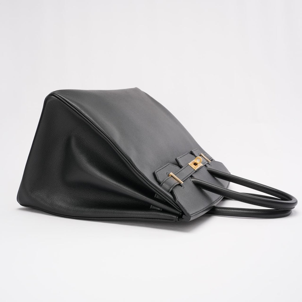 Hermes Birkin 35 Sellier Epsom Leather Black 2014