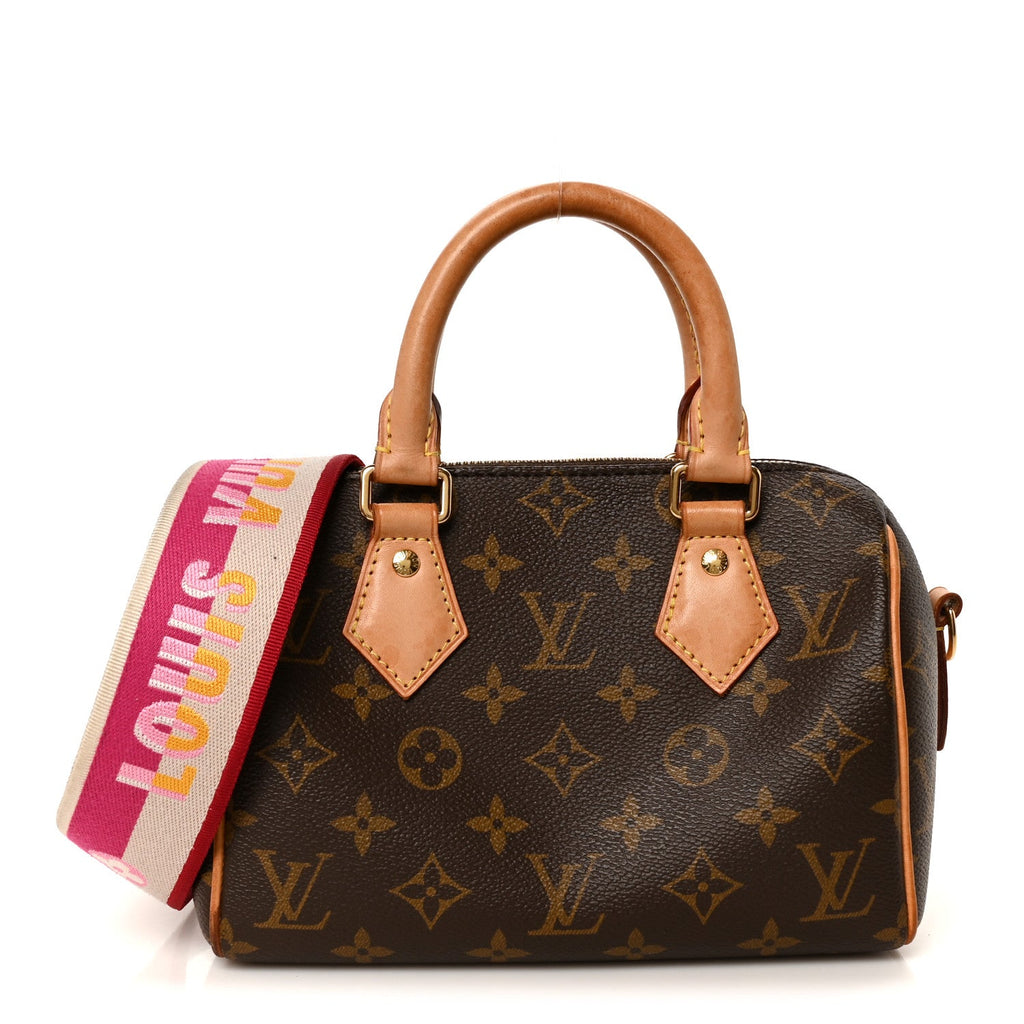 Monogram Speedy Bandouliere 20 Fuchsia