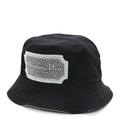 Cotton Logo Bucket Hat S Black