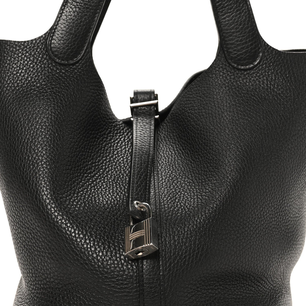 Taurillon Clemence Picotin Lock 22 MM Black