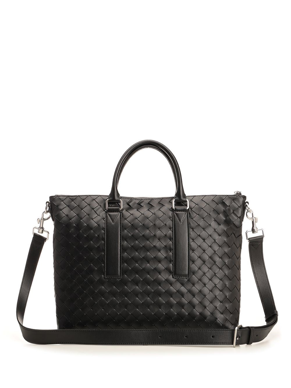 Bottega Veneta Men Soft Leather Business Bag
