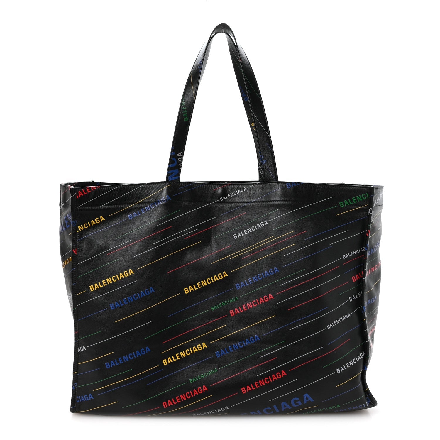 Agneau Logo Print Market XL Shopper Black Black