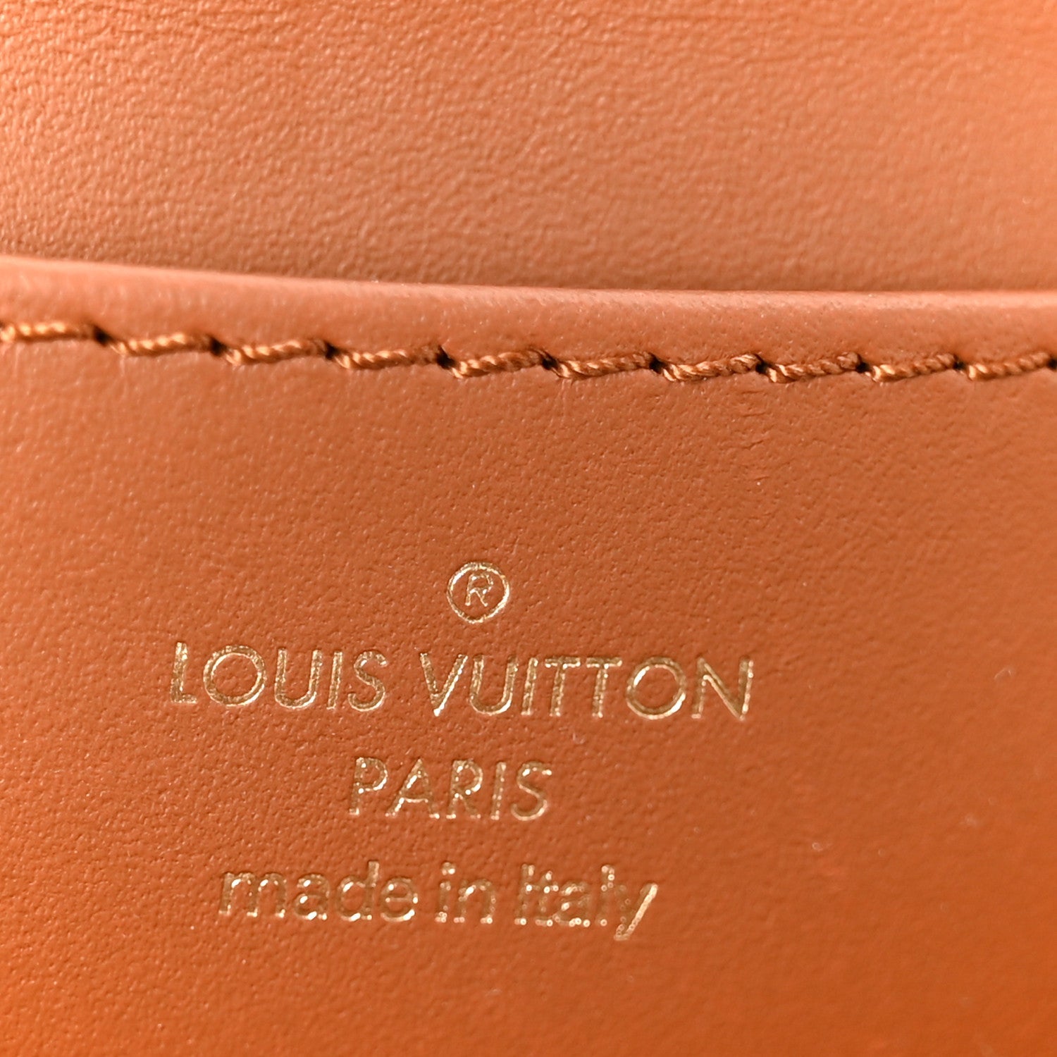 Lambskin Malletage Top Handle GO-14 MM Tan