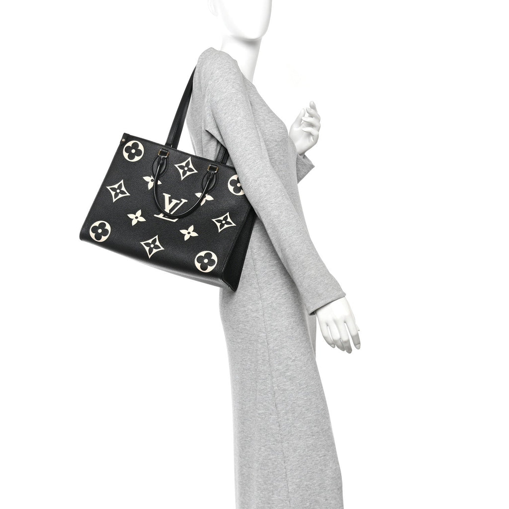 Empreinte Monogram Giant Onthego MM Black Beige