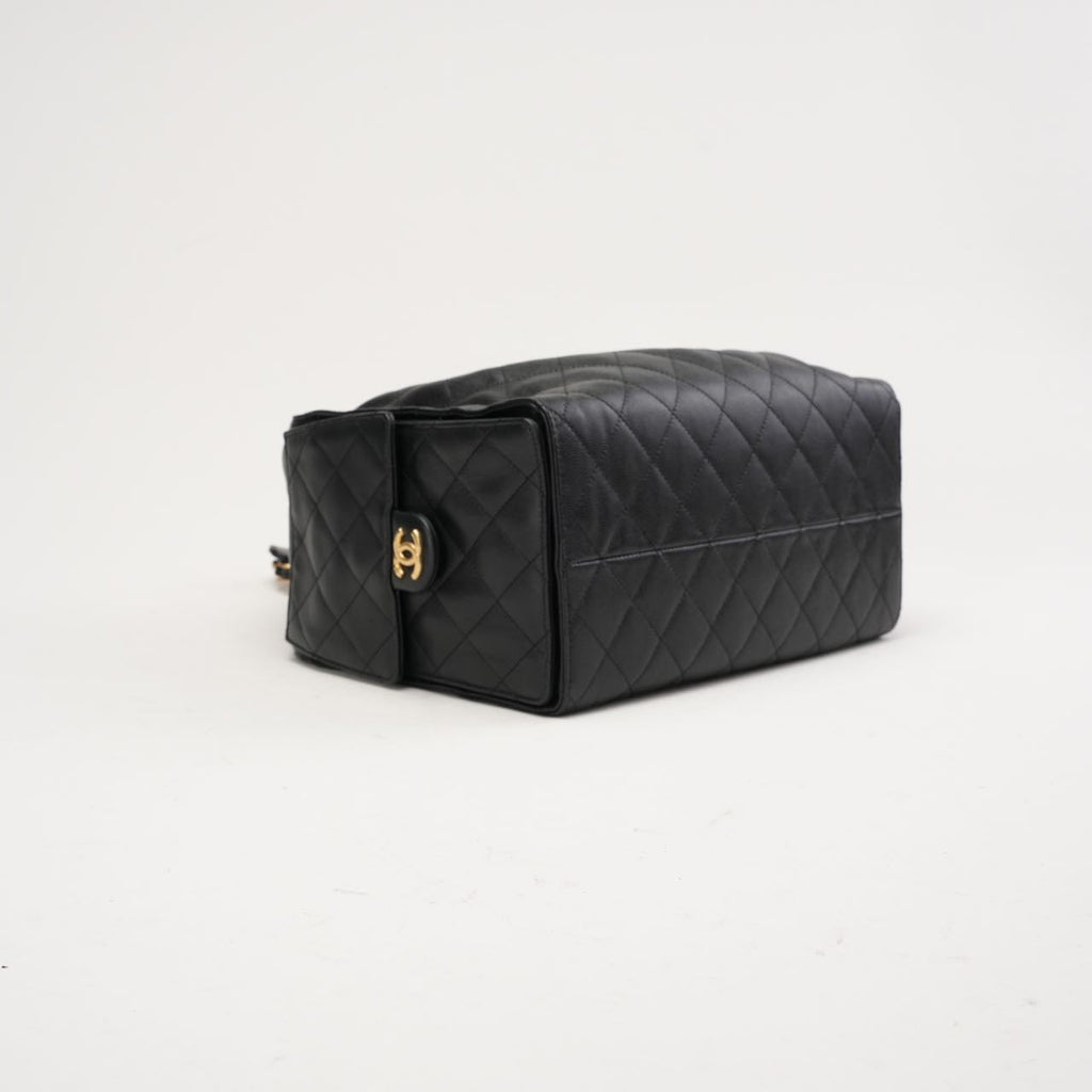 Chanel 25 Medium Grained Calfskin & Gold-Tone Black 2025