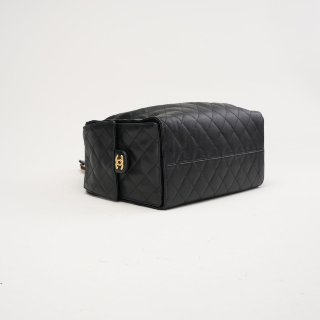 Chanel 25 Medium Grained Calfskin & Gold-Tone Black 2025
