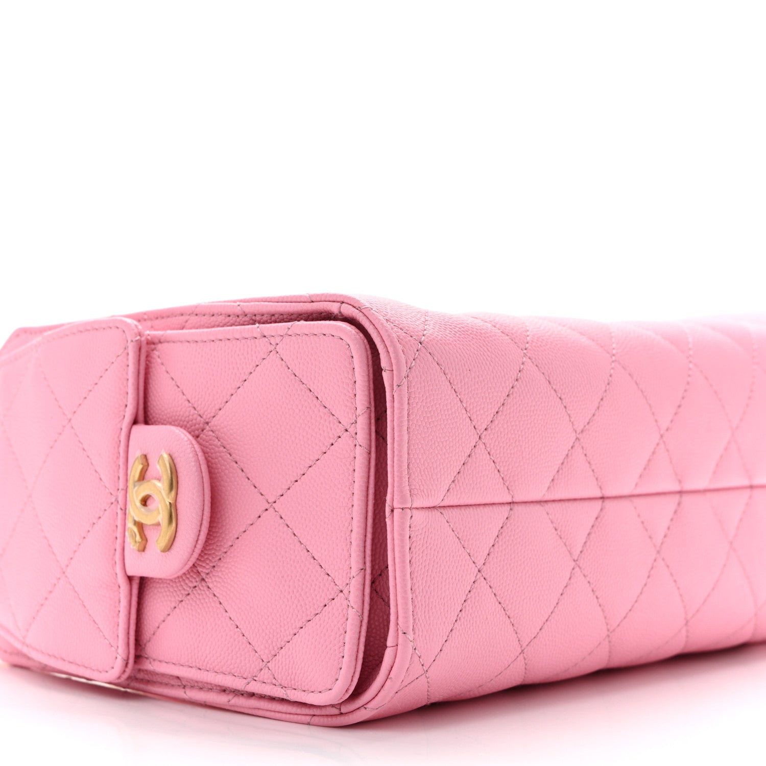 Caviar Quilted Mini Chanel 25 Handbag Pink
