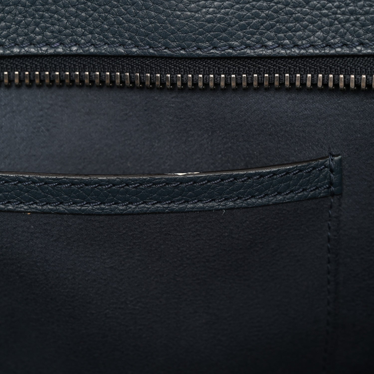 Drummed Calfskin Mini Luggage Slate
