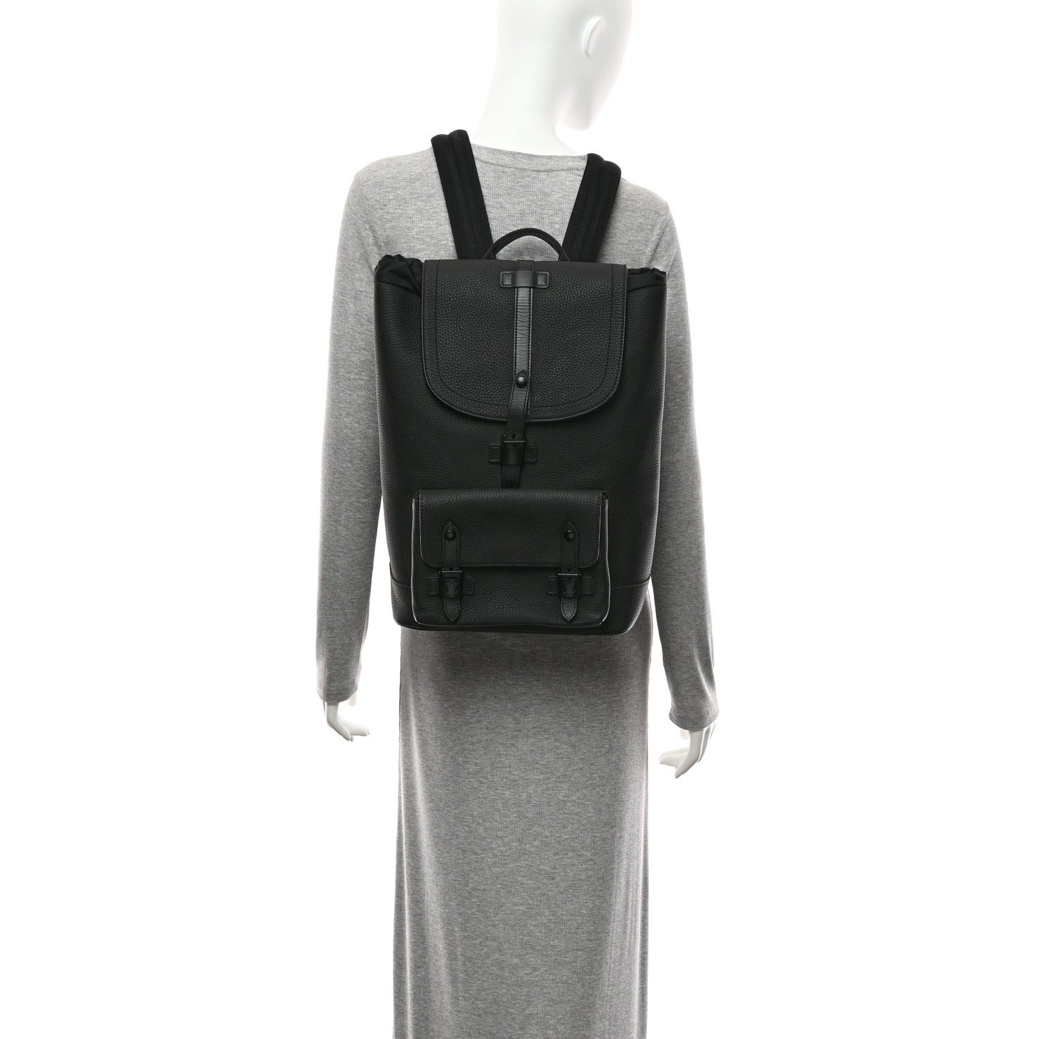 Taurillon Christopher Slim Backpack Black