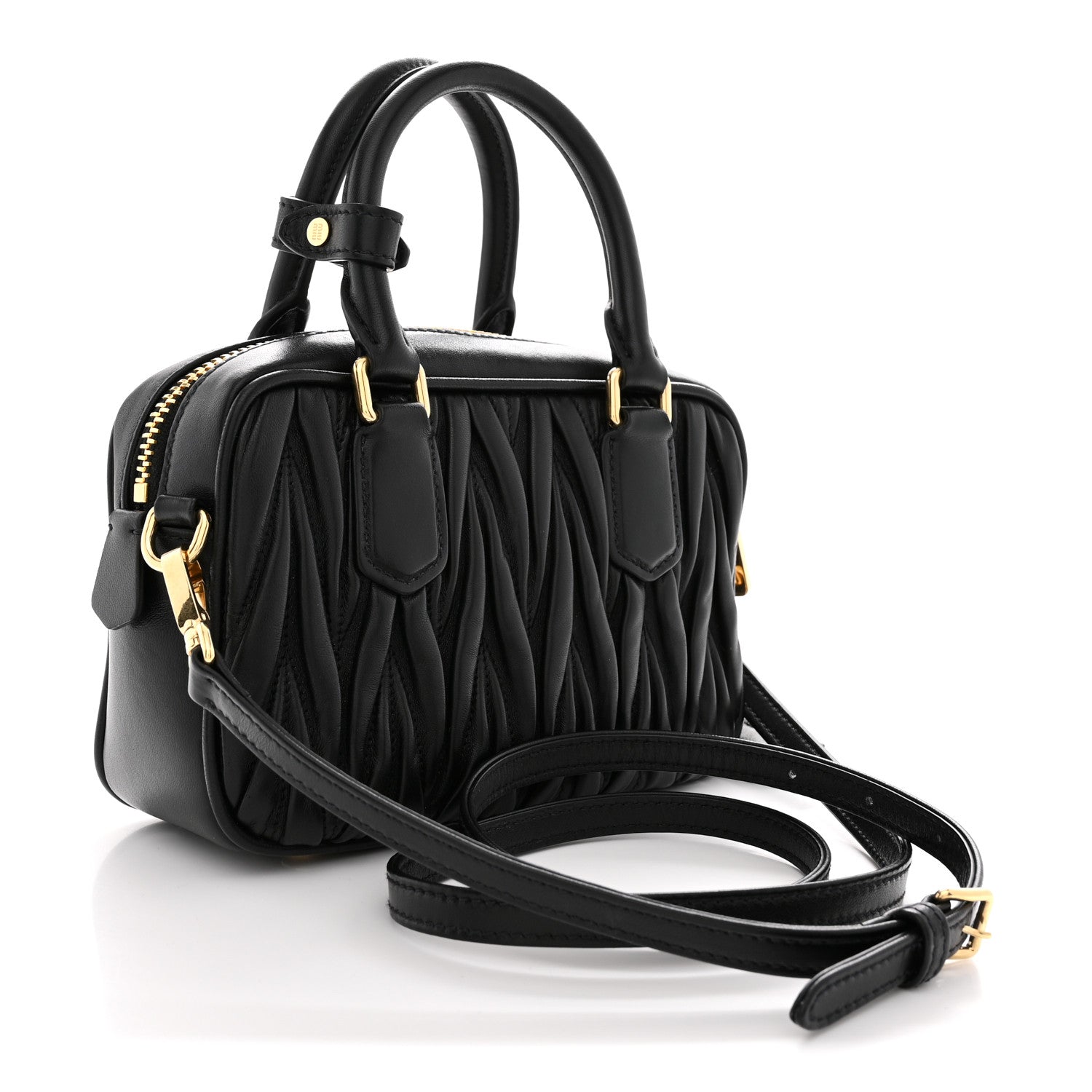 Nappa Matelasse Small Arcadie Black