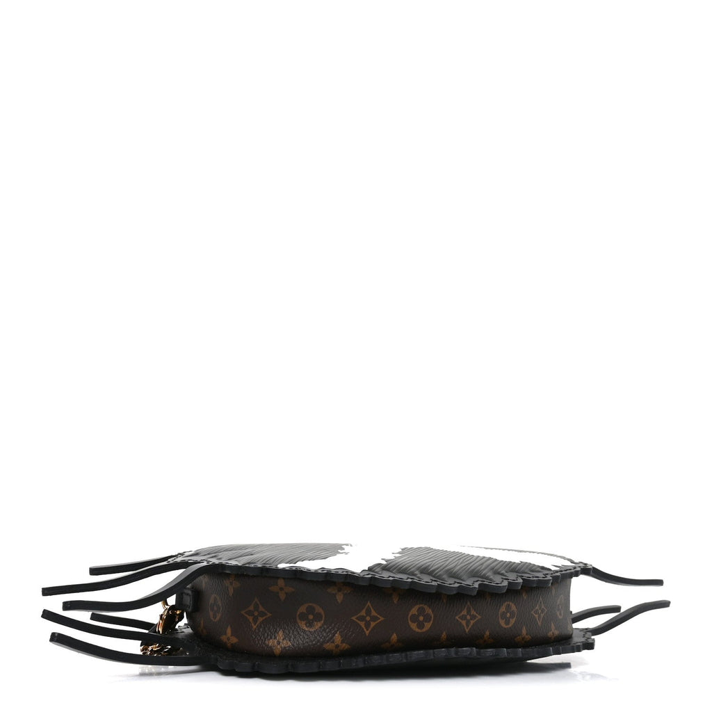 Epi Grace Coddington Catogram Chain Pochette Black