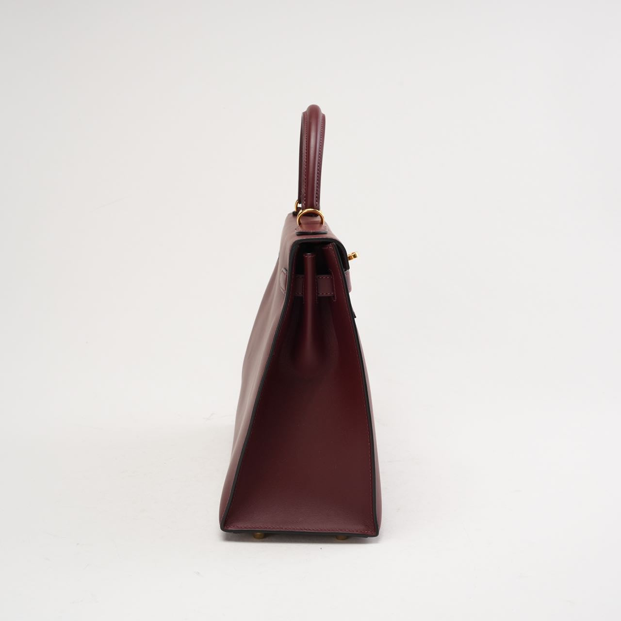 Hermès Kelly 32 Sellier Red (Rouge H) Box Leather 2017