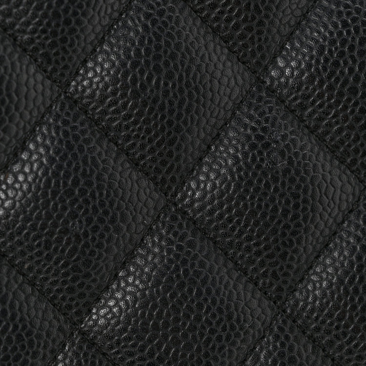 Caviar Quilted Grand Shopping Tote GST Black