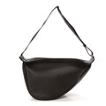 Grained Calfskin Large Slouchy Banana Bag Brunette