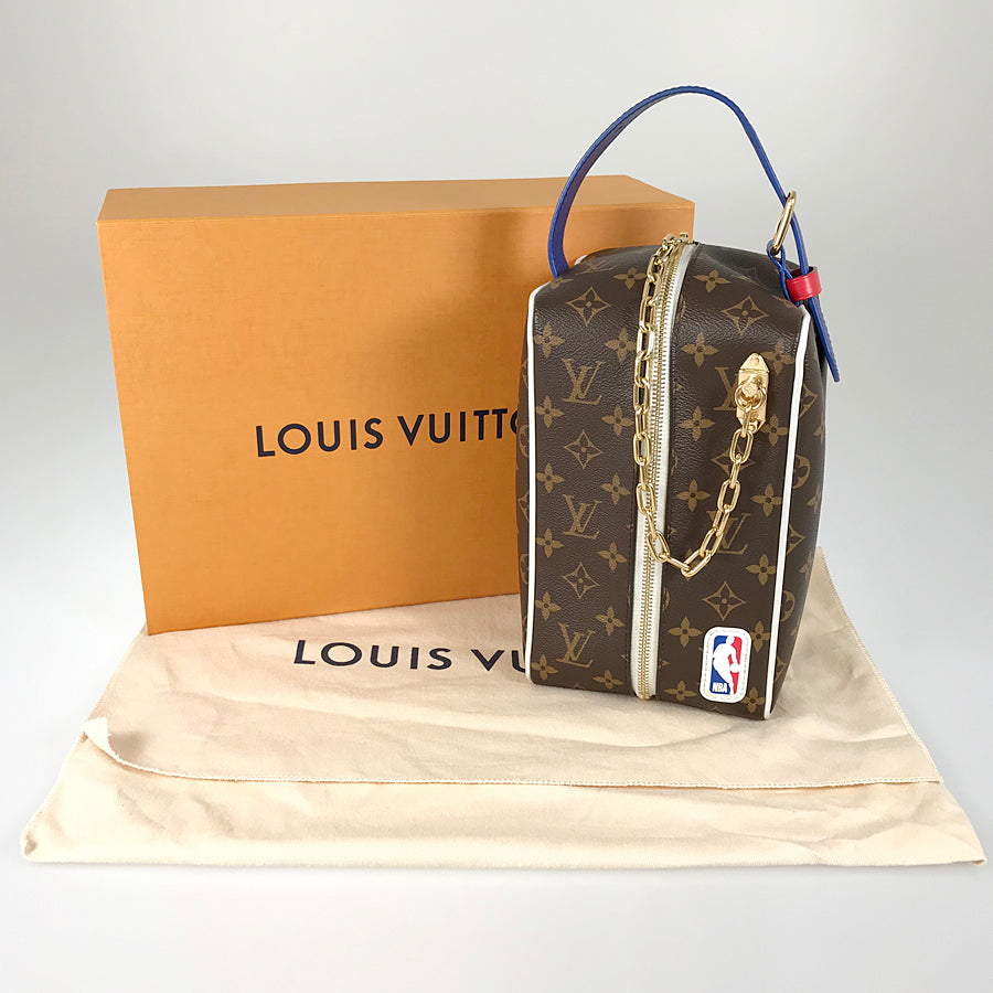 LOUIS VUITTON Monogram Cloakroom Drop Kit M45588 Hand bag