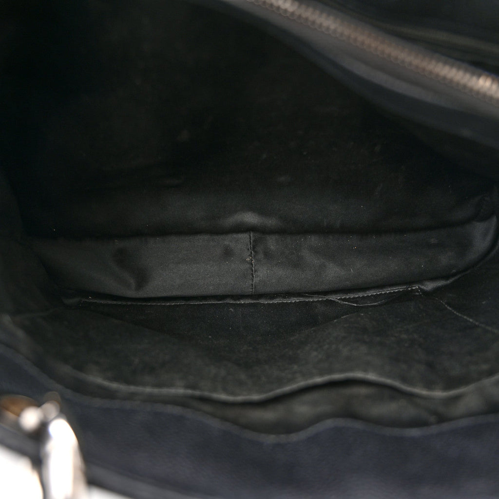 Caviar Quilted Grand Shopping Tote GST Black