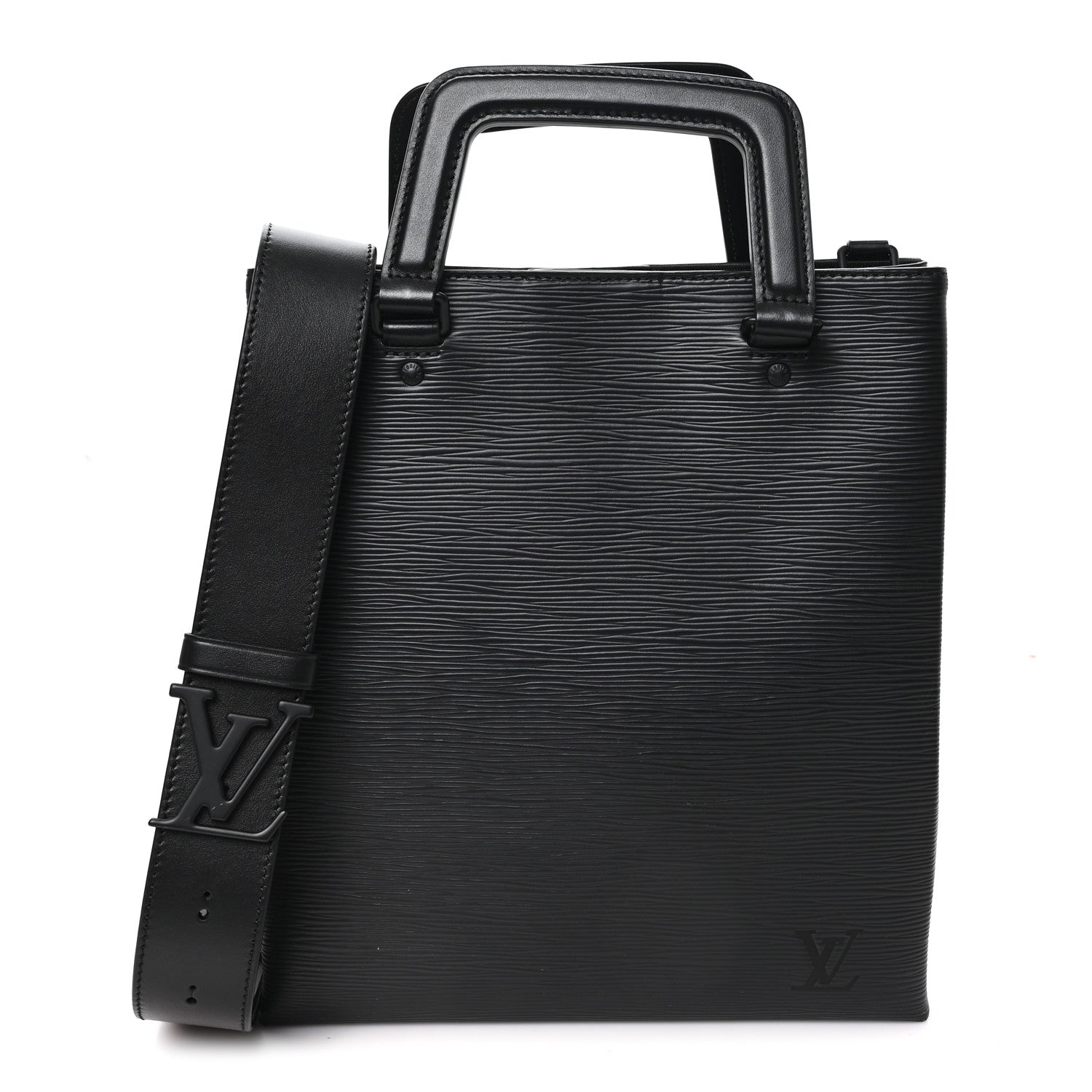 Epi Sac Plat Fold Bag Black