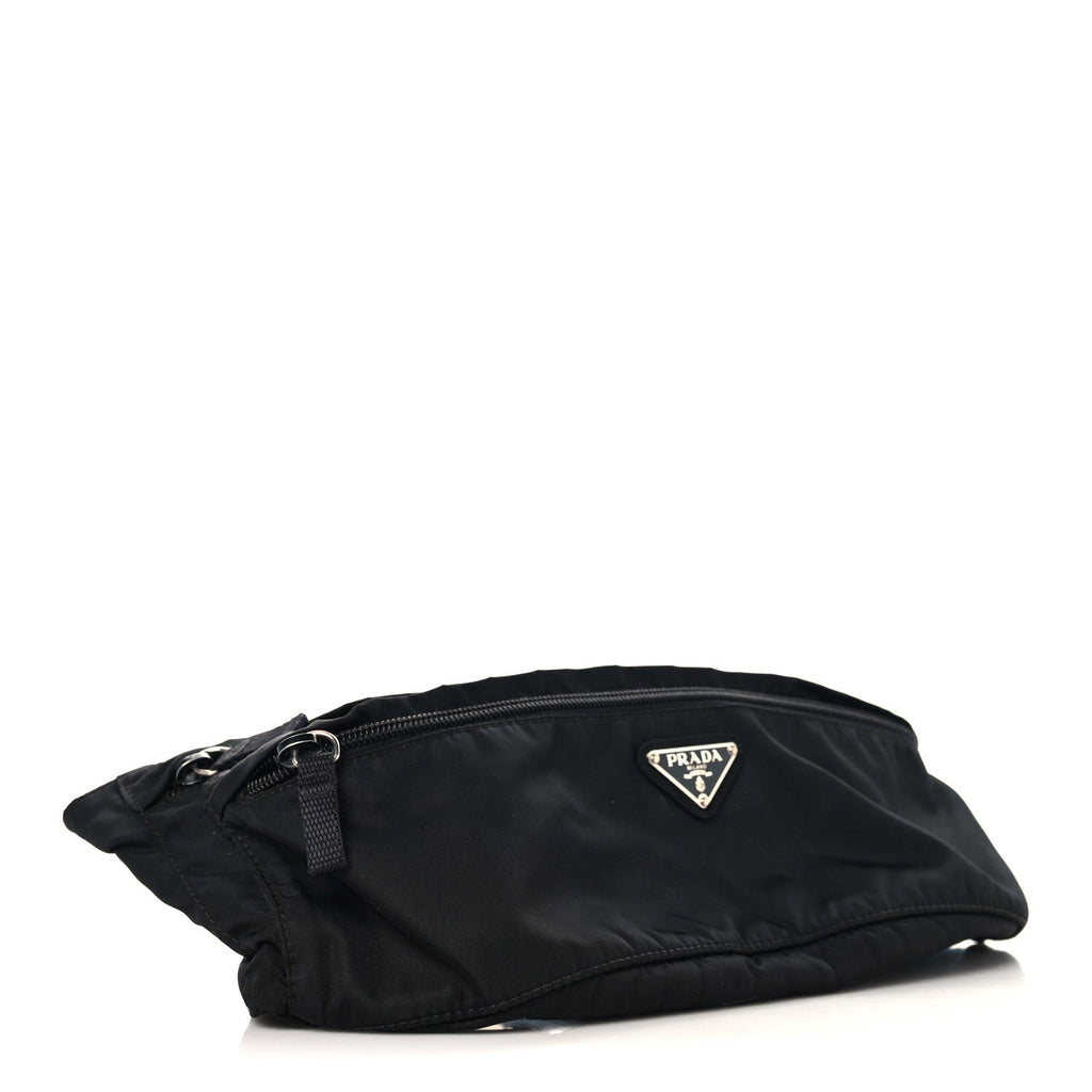 Tessuto Nylon Montagna Belt Bag Black