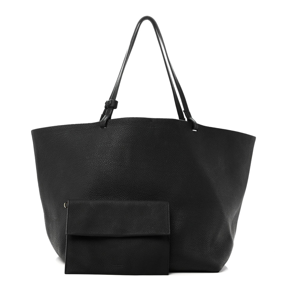 Grained Calfskin Park Tote XL Black