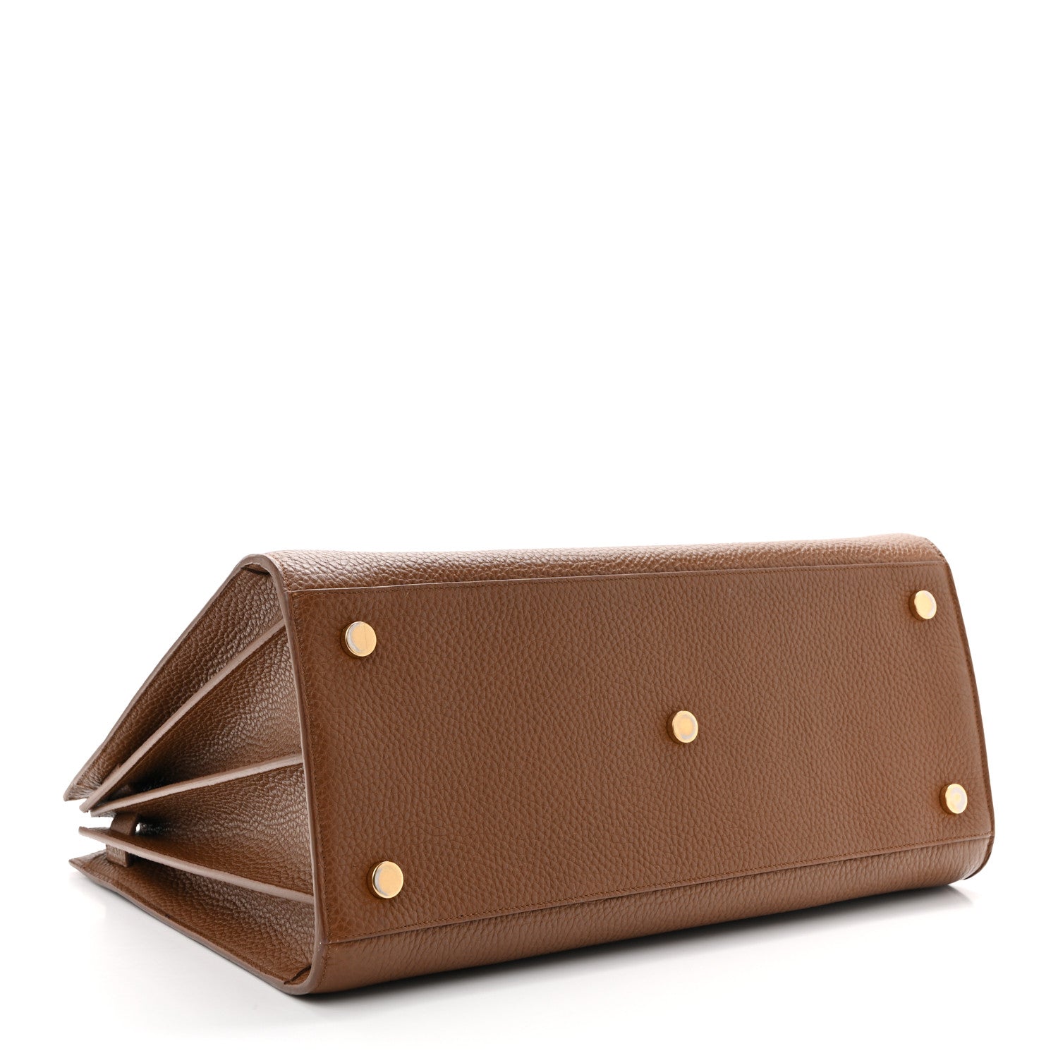Grained Calfskin Large Souple Sac De Jour Carryall Cinnamon
