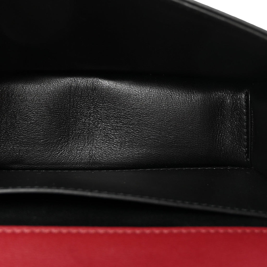 Smooth Calfskin Vlogo Mini Loco Crossbody Bag Dark Red