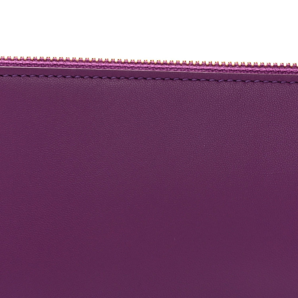 Calfskin Mini Shield Sling Bag Thistle