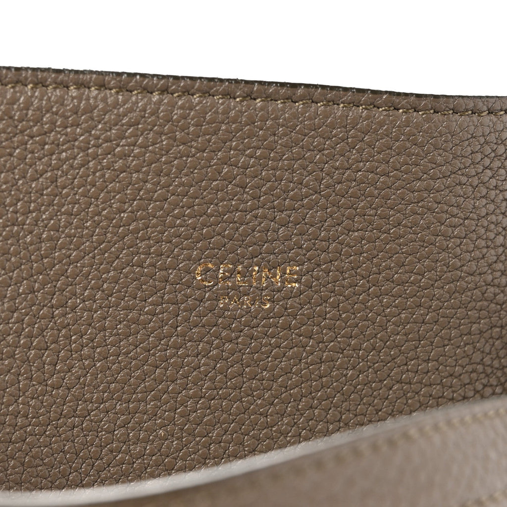 Soft Grained Calfskin Small Belt Cabas Phantom Taupe
