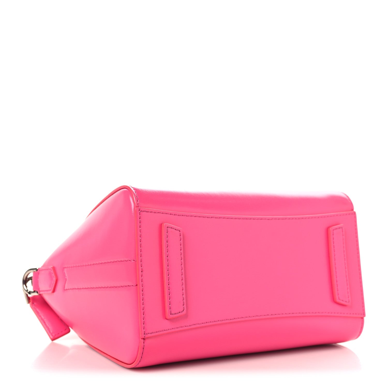 Shiny Lord Calfskin Mini Antigona Shocking Pink
