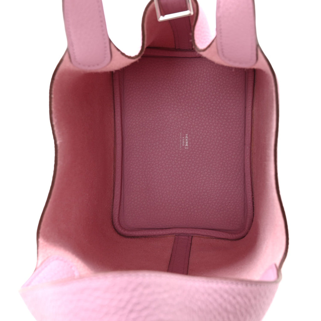 Taurillon Clemence Picotin Lock 18 PM Mauve Sylvestre
