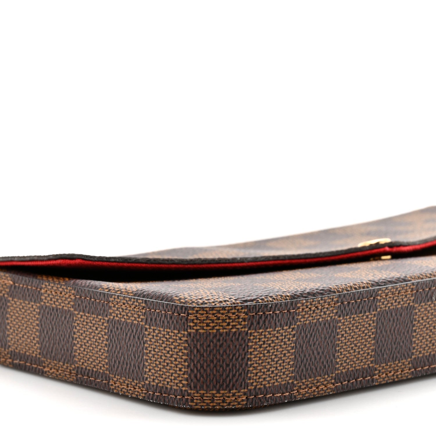 Damier Ebene Pochette Felicie Chain Wallet