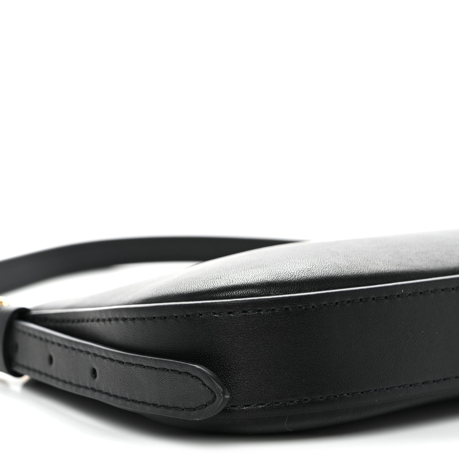 Calfskin LV Bloom Pochette Black