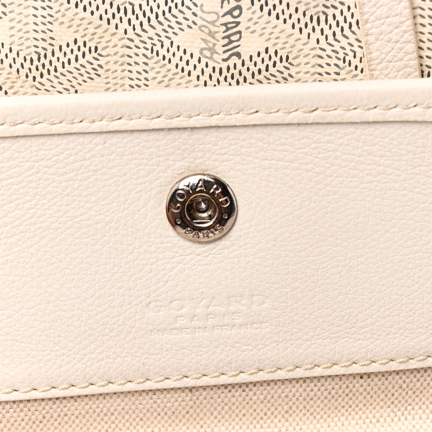 Goyardine Saint Louis PM White