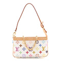 LV X TM Monogram Multicolor Pochette Accessories White