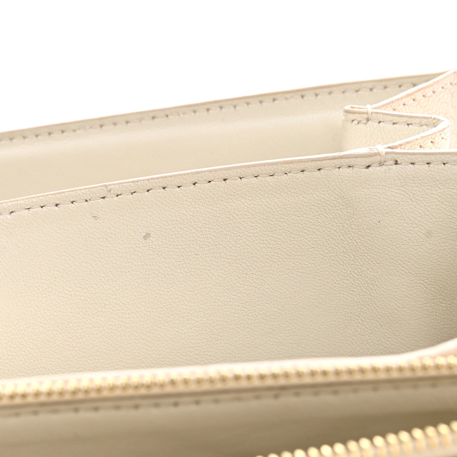 Goatskin Medium Classic Box Flap Bag White
