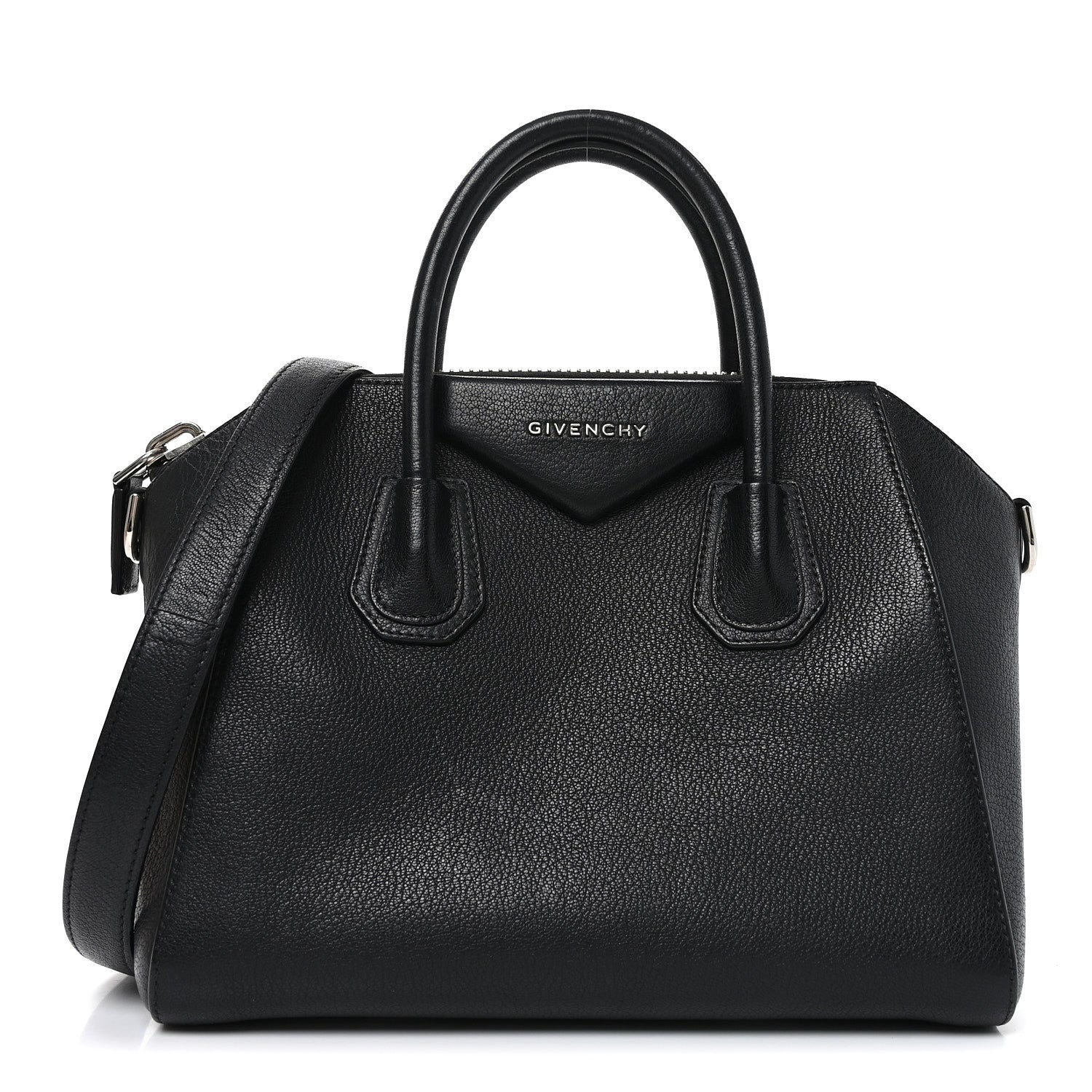 Sugar Goatskin Small Antigona Black