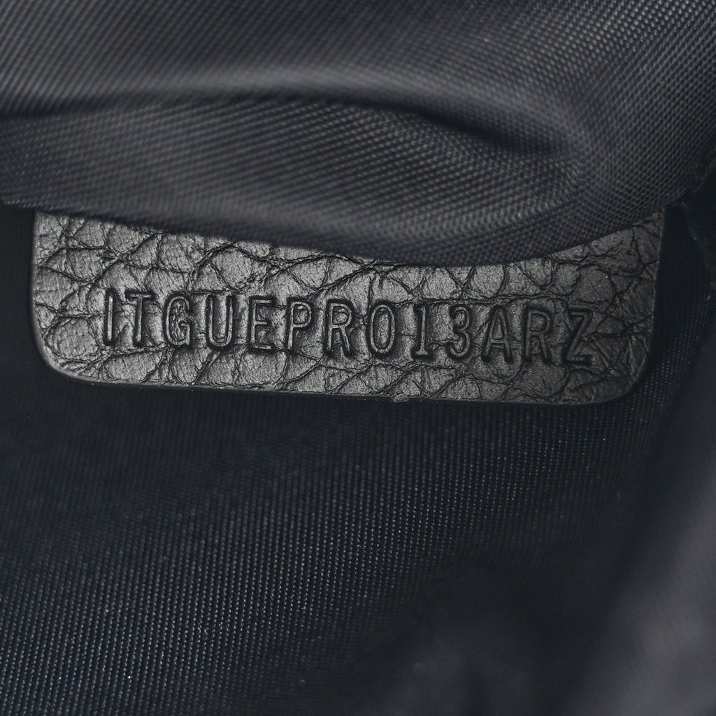 Grained Calfskin Small Camera Bag Black