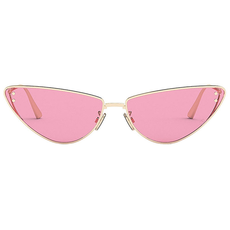 Dior Sunglasses Cat Eye Full Rim, Gold Frame and Yellow Lens MISSDIORB1UB0H0