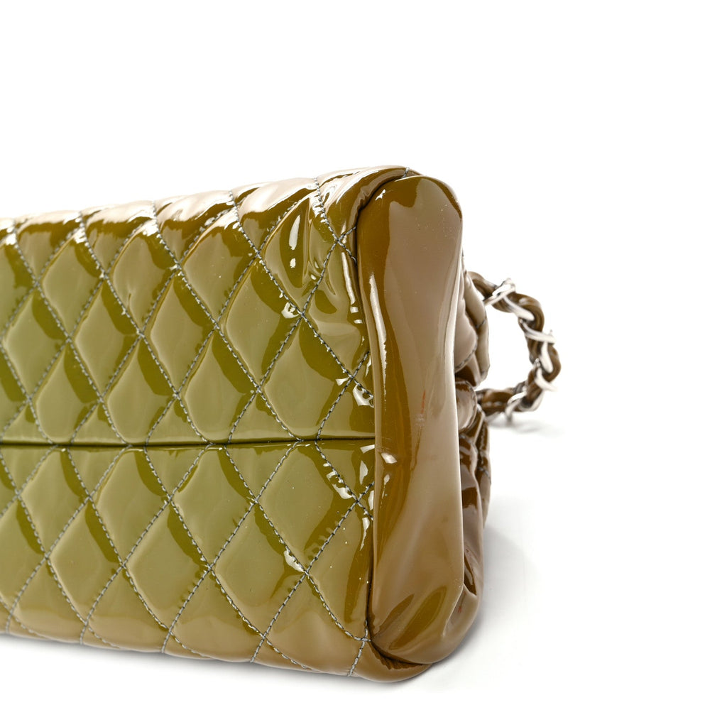 Patent Quilted Small Just Mademoiselle Light Khaki
