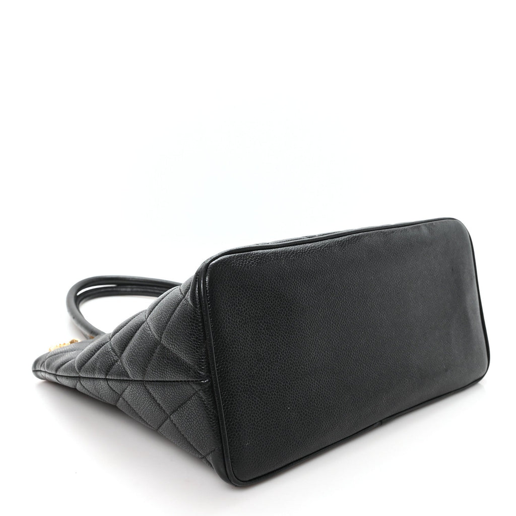 Caviar Quilted Medallion Tote