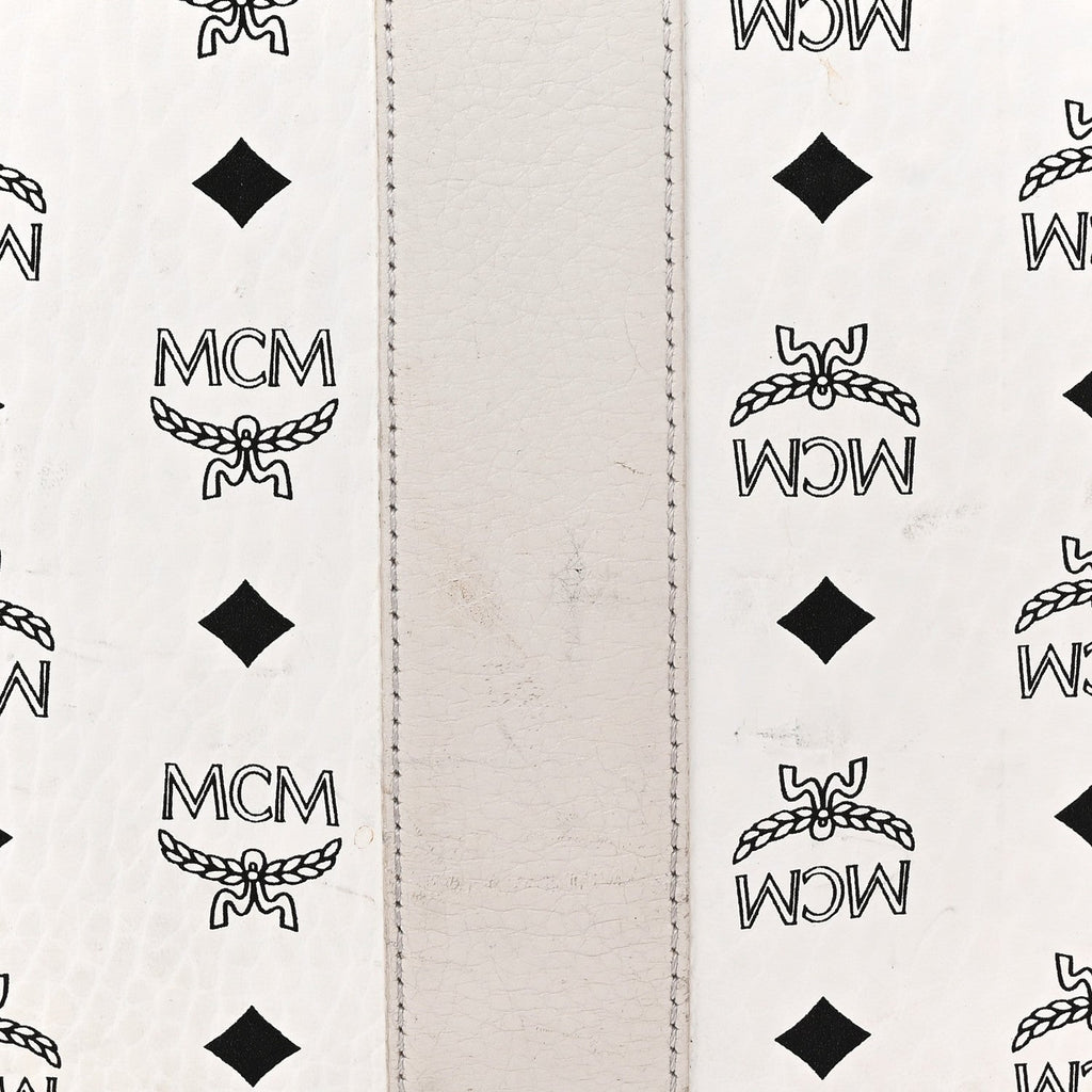 Visetos Medium Liz Reversible Shopper Tote White