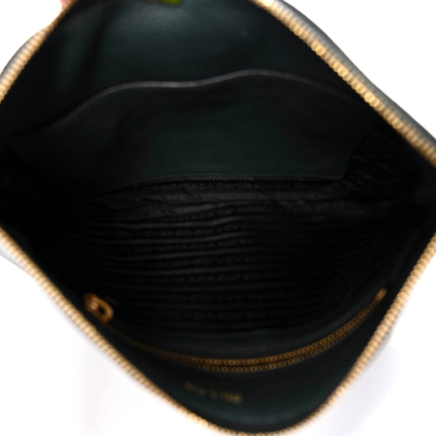 Vitello Phenix Zip Crossbody Bag Smeraldo