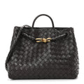 Nappa Intrecciato Medium Andiamo Shoulder Bag Fondant