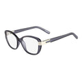 Chloe Eyeglasses Cat Eye Full Rim, Dark Grey Frame and Clear Demo Lens Lens CE2650036