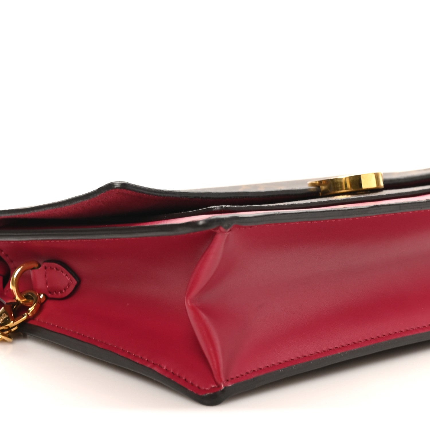 Monogram Flore Chain Wallet Fuchsia