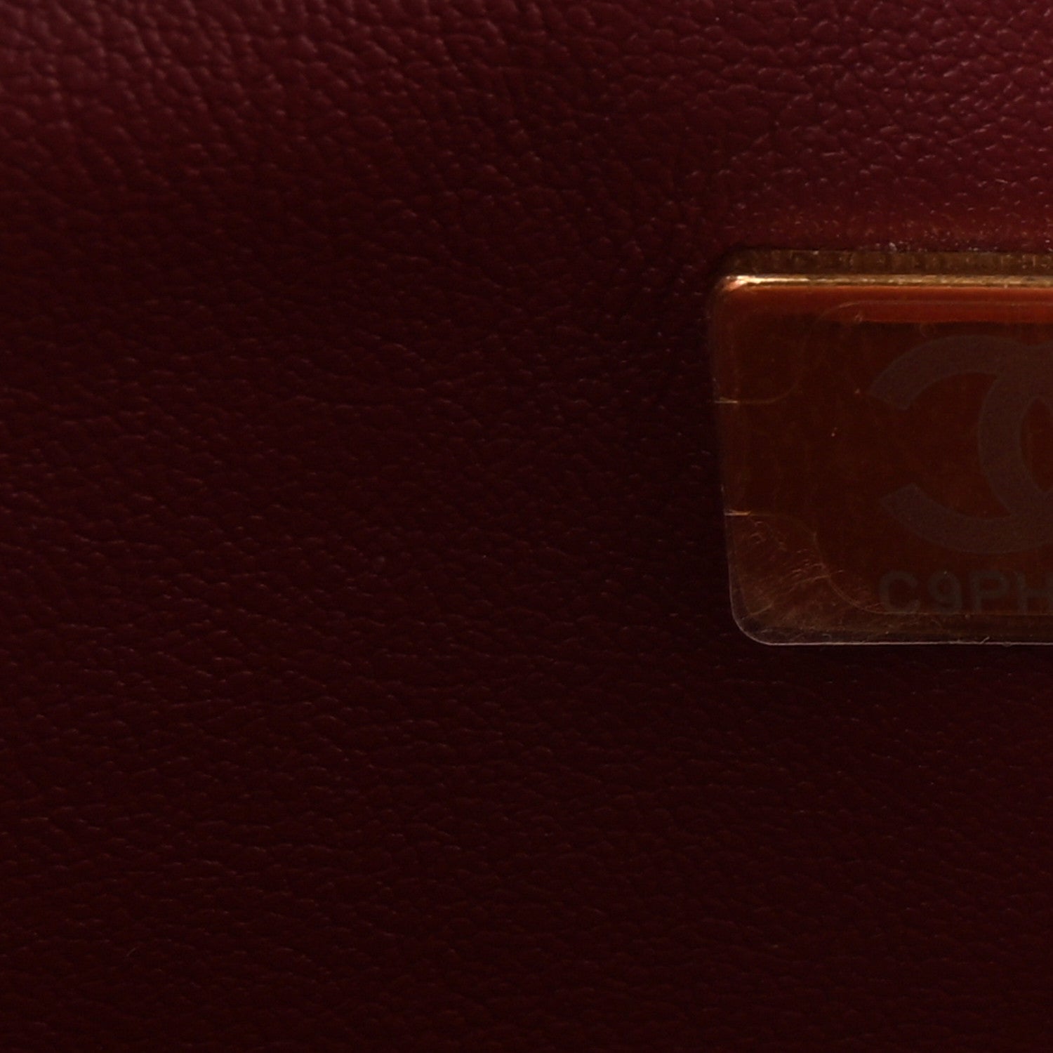 Calfskin Crocodile Embossed Archetype Small Shopping Tote Burgundy