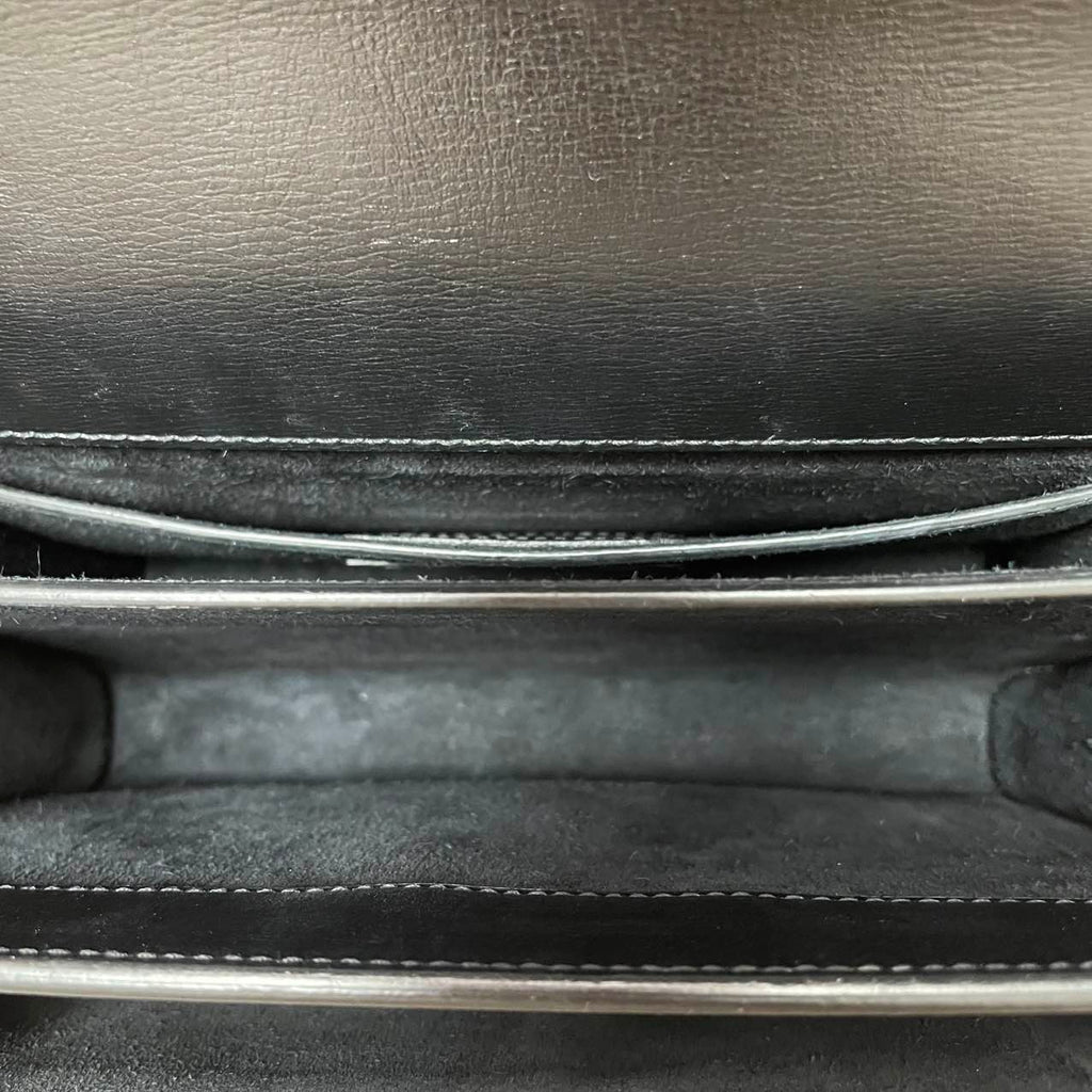 Saint Laurent Medium Monogram Sunset Calfskin Black 2018