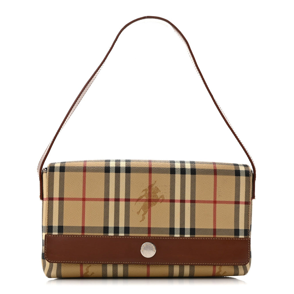 Haymarket Check Shoulder Bag Brown
