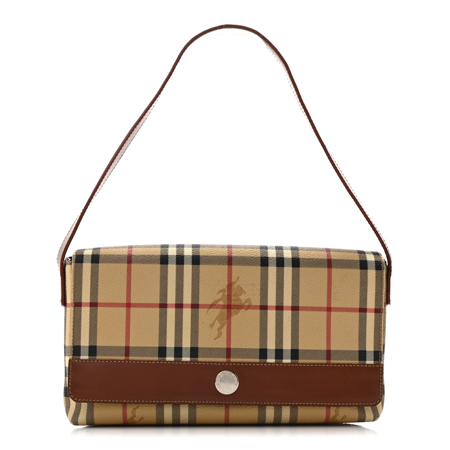 Haymarket Check Shoulder Bag Brown